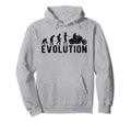 Custom Motorcycle Biker Evolution Funny Hoodie - Streetwear Style Men Women - T-Shirt, Sweatshirt, Hoodie