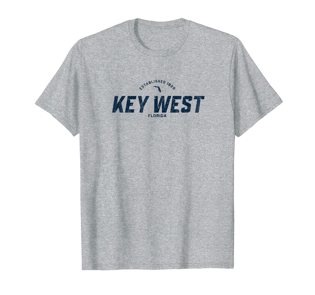 Key West Florida Fl Athletic Navy T-Shirt - Streetwear Style for Adults - T-Shirt, Sweatshirt, Hoodie