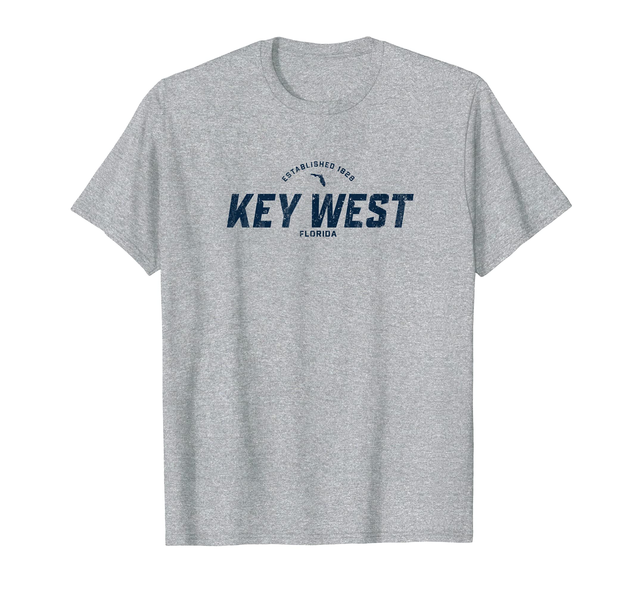 Key West Florida Fl Athletic Navy T-Shirt - Streetwear Style for Adults - T-Shirt, Sweatshirt, Hoodie