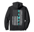 Bampy Patriotic Fathers Day Distressed Hoodie - Aesthetic Graphic Unisex - T-Shirt, Sweatshirt, Hoodie