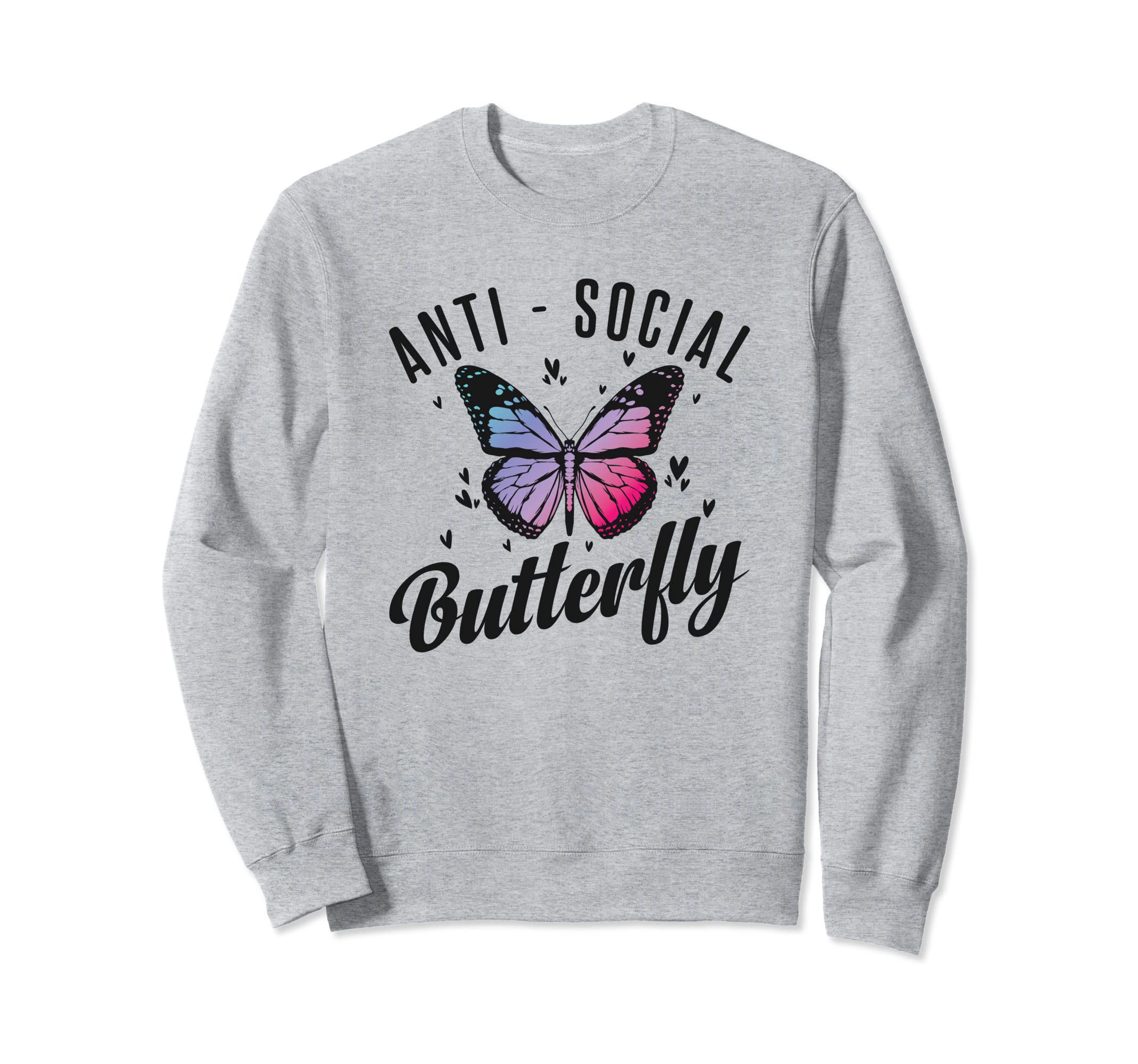 Butterfly Insects Caterpillar Beautiful Hoodie - Trendy Graphic Men Women - T-Shirt, Sweatshirt, Hoodie