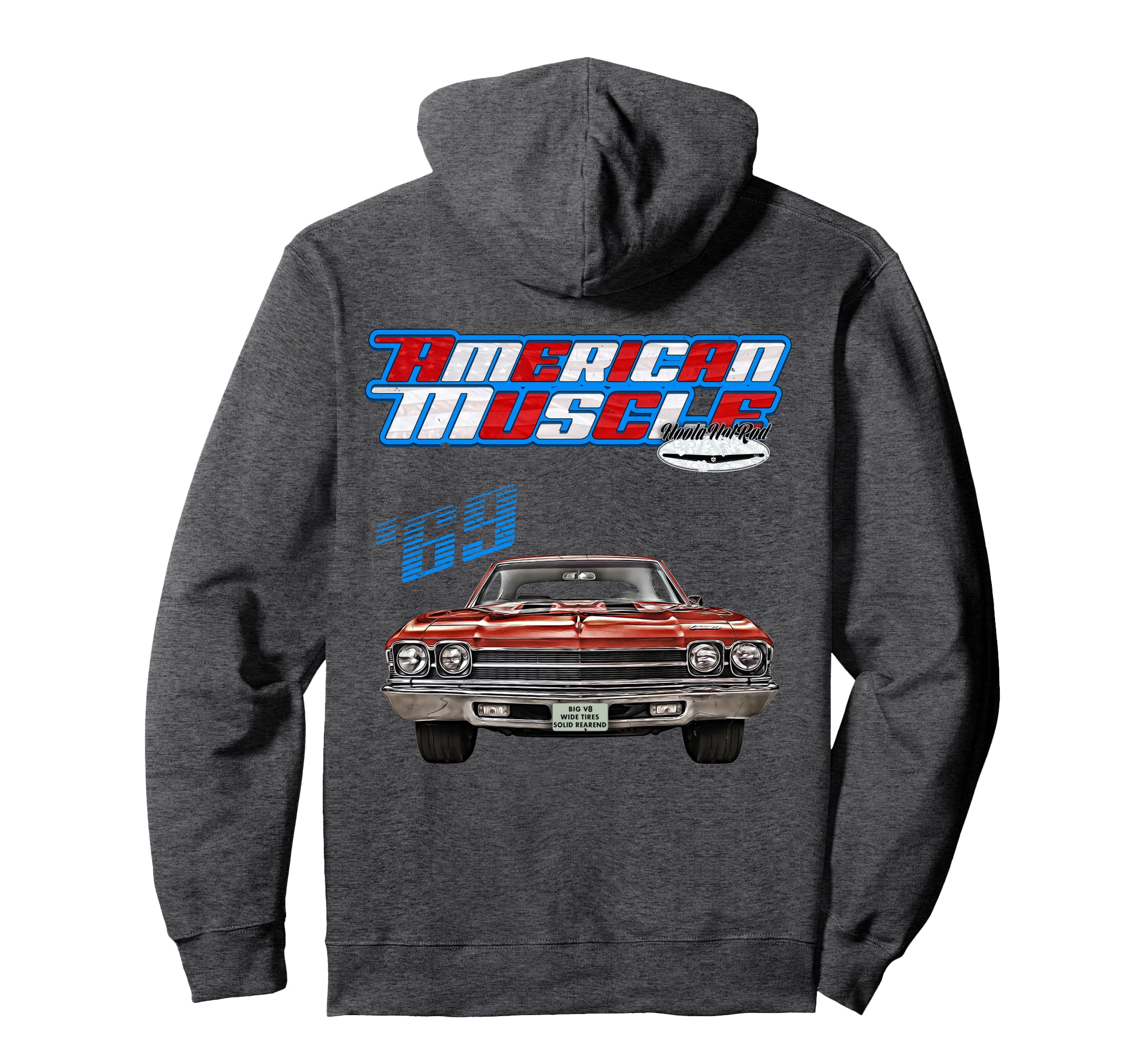 1969 Chevelle Muscle Car Ss454 Ss427 Hoodie - Custom Art Print Men Women - T-Shirt, Sweatshirt, Hoodie