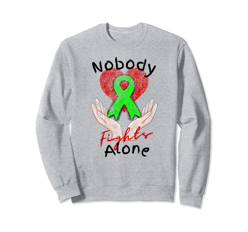Nobody Fights Alone Mental Health Sweatshirt - Streetwear Style Men Women - T-Shirt, Sweatshirt, Hoodie