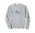 Roller Skating Skate Heartbeat Sweatshirt - Custom Art Print for Adults - T-Shirt, Sweatshirt, Hoodie