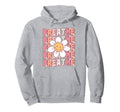 Groovy Breathe Daisy Flower Yoga Hoodie - Custom Art Print Men Women - T-Shirt, Sweatshirt, Hoodie