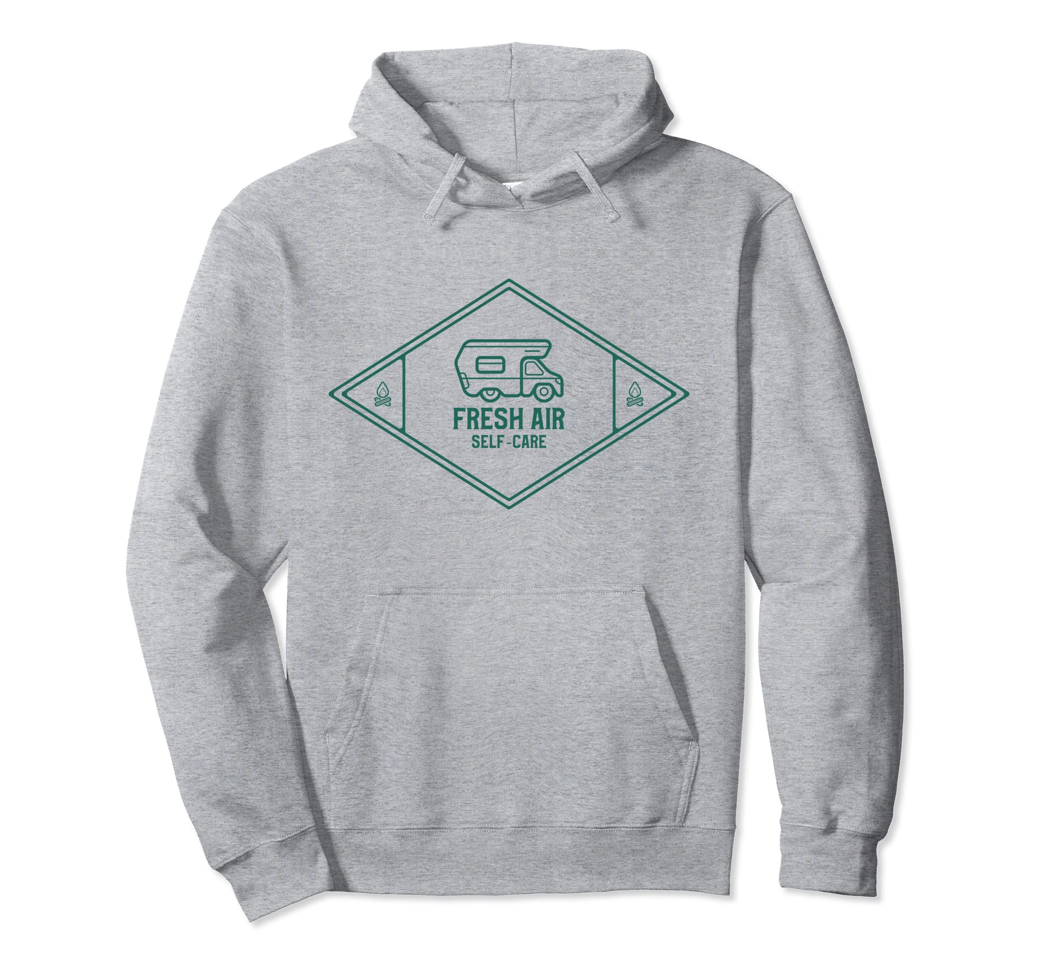 Fresh Air Self Care Mental Health Hoodie - Minimalist Print for Adults - T-Shirt, Sweatshirt, Hoodie