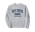 West Denton Maryland Md Athletic Sports Sweatshirt - Novelty Apparel Unisex - T-Shirt, Sweatshirt, Hoodie