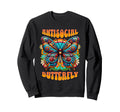 Antisocial Butterfly Funny Very Sweatshirt - Unique Graphic Men Women - T-Shirt, Sweatshirt, Hoodie