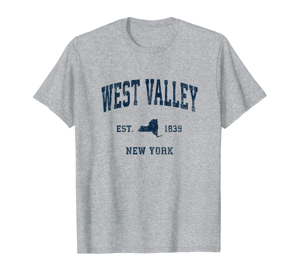 West Valley New York Ny Athletic T-Shirt - Casual Everyday Wear Men Women - T-Shirt, Sweatshirt, Hoodie