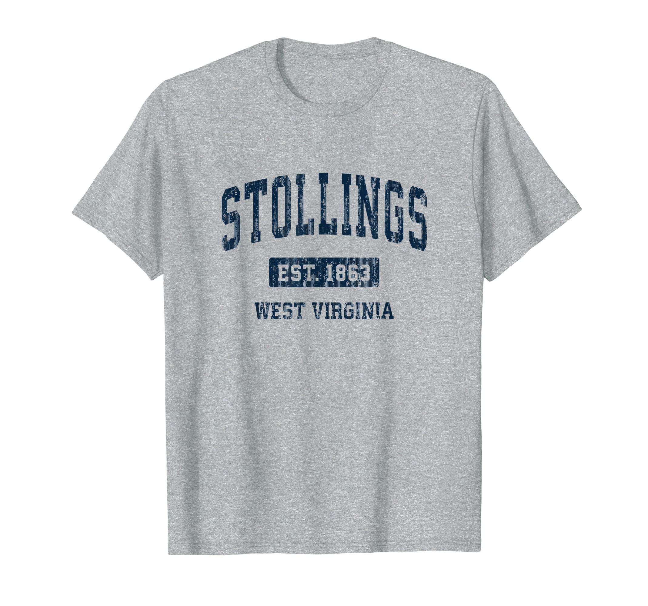Stollings West Virginia Wv Athletic T-Shirt - Fun Novelty Design Men Women - T-Shirt, Sweatshirt, Hoodie