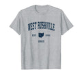West Rushville Ohio Oh Athletic Navy Sports T-Shirt - Graphic Print Unisex - T-Shirt, Sweatshirt, Hoodie