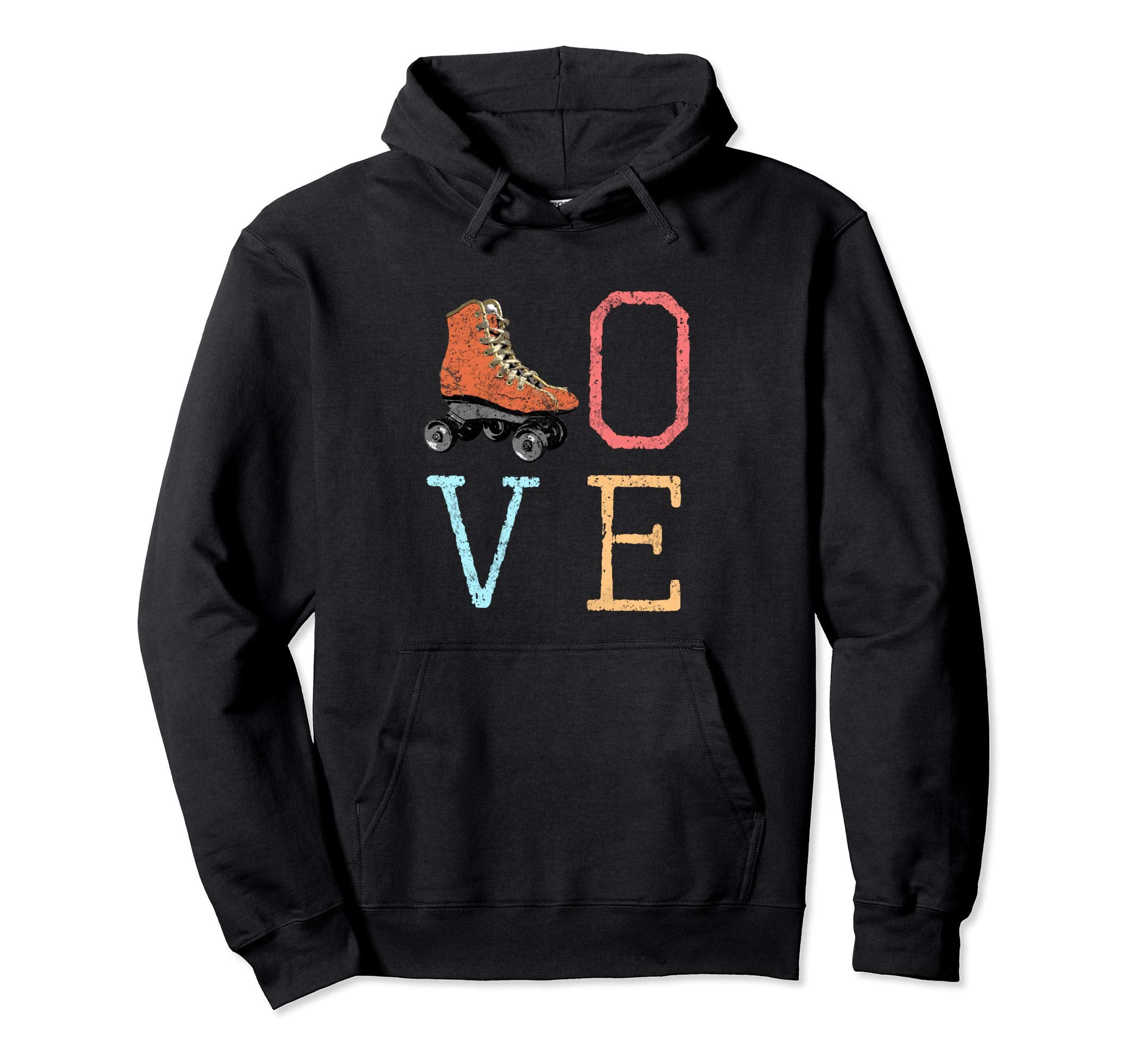 70S Skate Love Roller Skating Gift Hoodie - Unique Graphic Unisex - T-Shirt, Sweatshirt, Hoodie