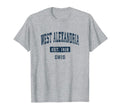 West Alexandria Ohio Oh Sports T-Shirt - Novelty Apparel for Adults - T-Shirt, Sweatshirt, Hoodie