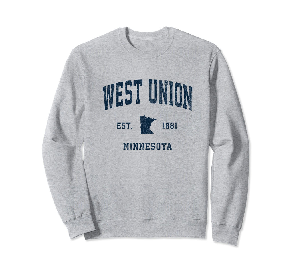 West Union Minnesota Mn Athletic Sweatshirt - Aesthetic Graphic for Adults - T-Shirt, Sweatshirt, Hoodie