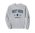 West Union Minnesota Mn Athletic Sweatshirt - Aesthetic Graphic for Adults - T-Shirt, Sweatshirt, Hoodie