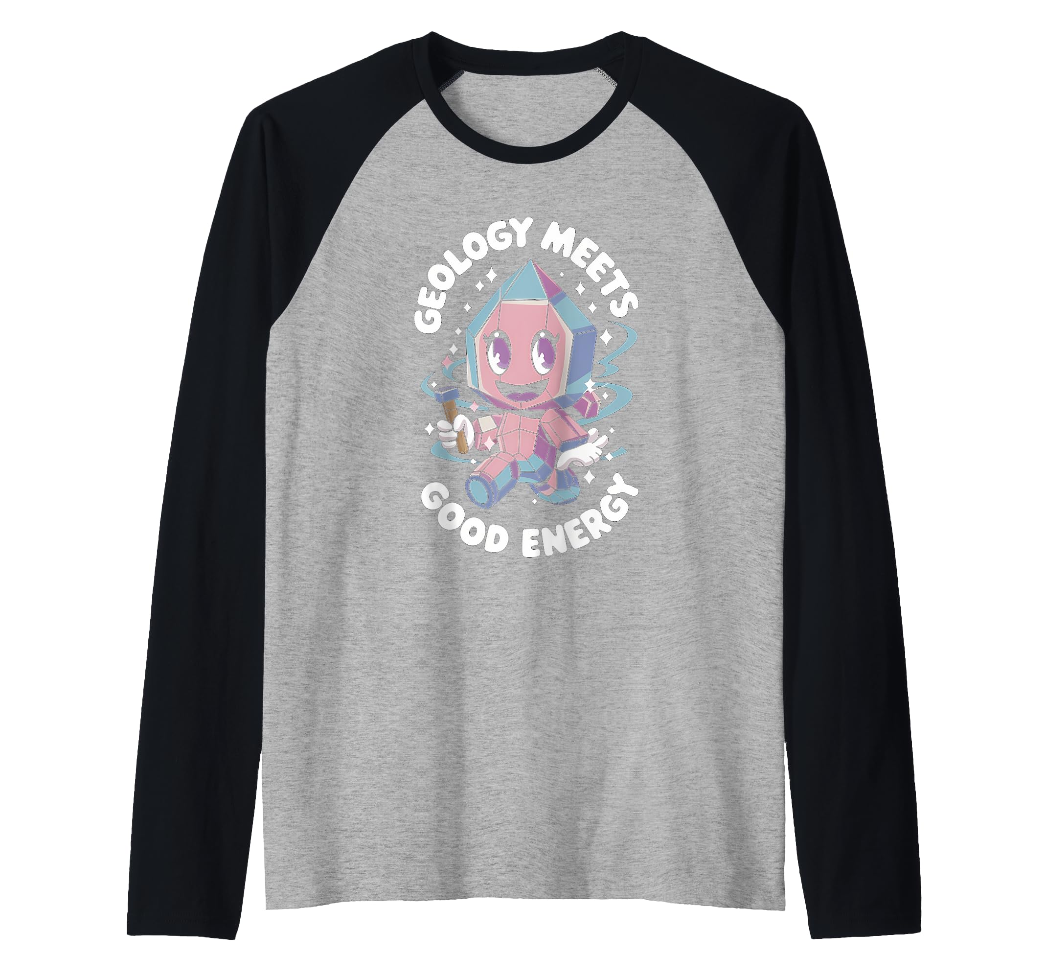 Healing Stone Crystals Energy Sweatshirt - Casual Everyday Wear Men Women - T-Shirt, Sweatshirt, Hoodie