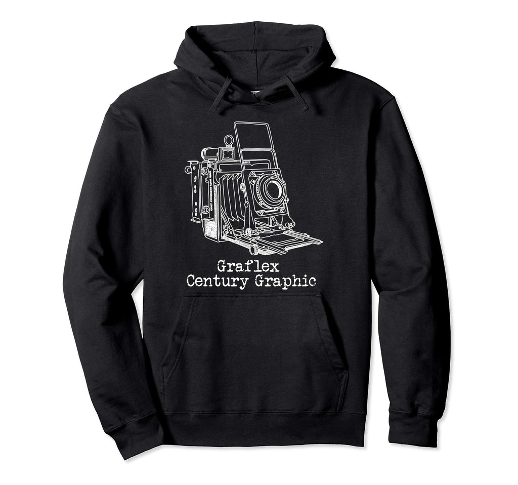 Graflex Century Camera Hoodie - Casual Everyday Wear Men Women - T-Shirt, Sweatshirt, Hoodie