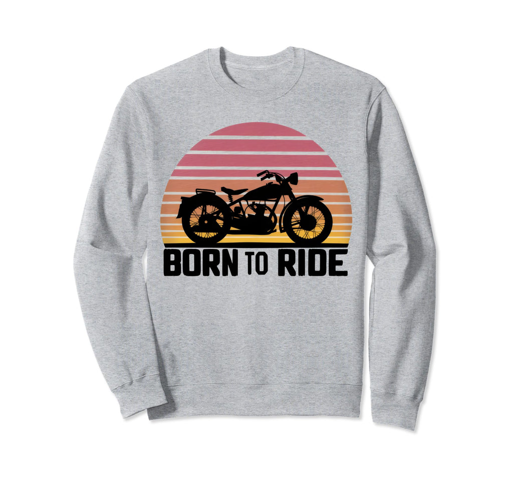 Motorcycle Sunset Adventure Sweatshirt - Custom Art Print Men Women - T-Shirt, Sweatshirt, Hoodie