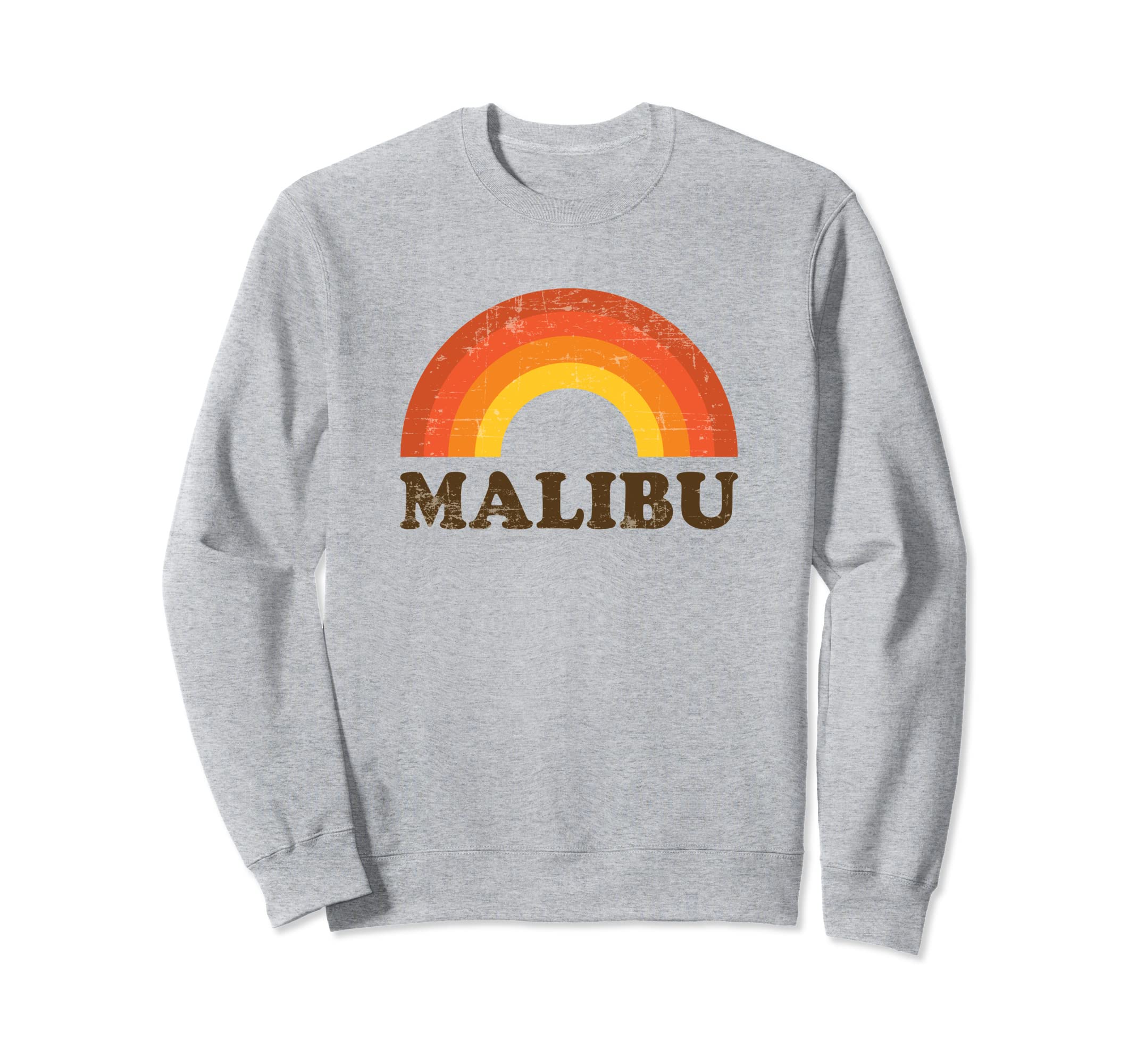 Malibu Rainbow Souvenir 60S 70S Sweatshirt - Graphic Print Unisex - T-Shirt, Sweatshirt, Hoodie