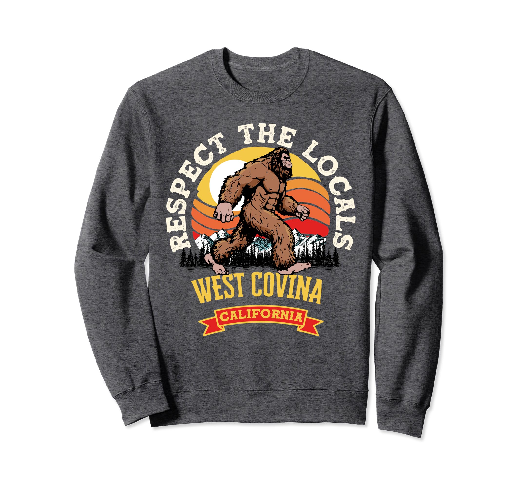 West Covina California Respect Sweatshirt - Custom Art Print for Adults - T-Shirt, Sweatshirt, Hoodie