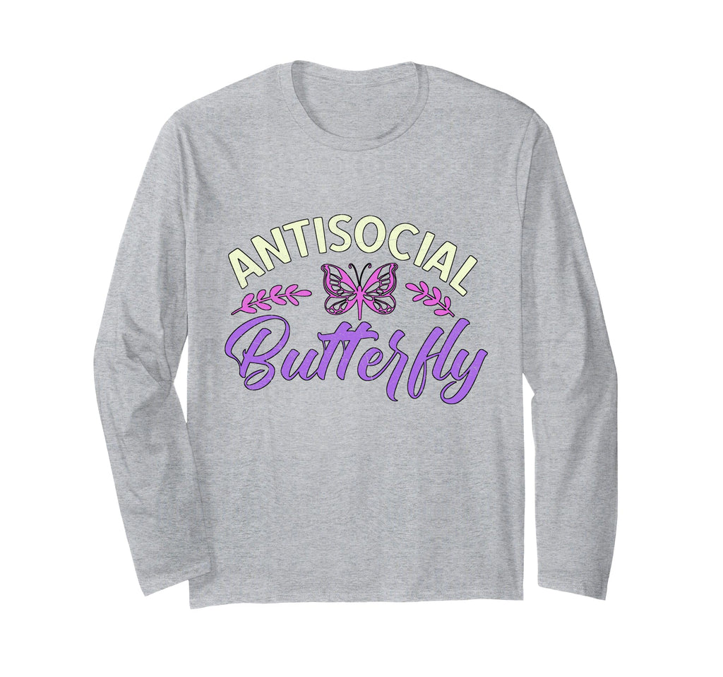 Antisocial Butterfly Pretty T-Shirt - Unique Graphic Unisex - T-Shirt, Sweatshirt, Hoodie
