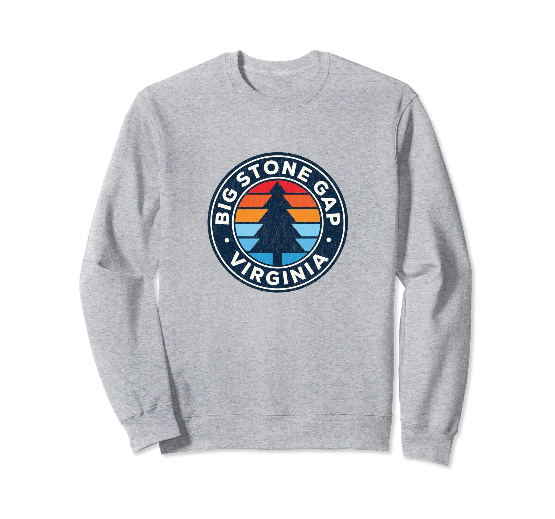 Big Stone Gap Virginia Va 70S Sweatshirt - Custom Art Print Men Women - T-Shirt, Sweatshirt, Hoodie