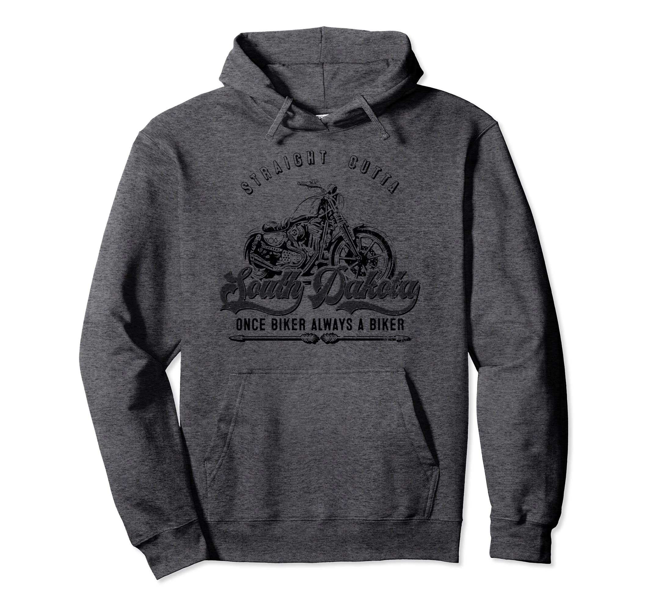 South Dakota Speed Races Landscape Hoodie - Fun Novelty Design for Adults - T-Shirt, Sweatshirt, Hoodie