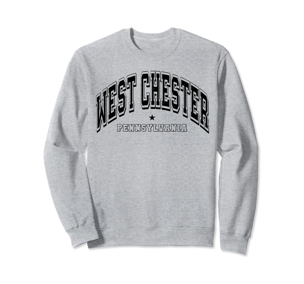 Throwback Athletic West Chester Sweatshirt - Minimalist Print Men Women - T-Shirt, Sweatshirt, Hoodie