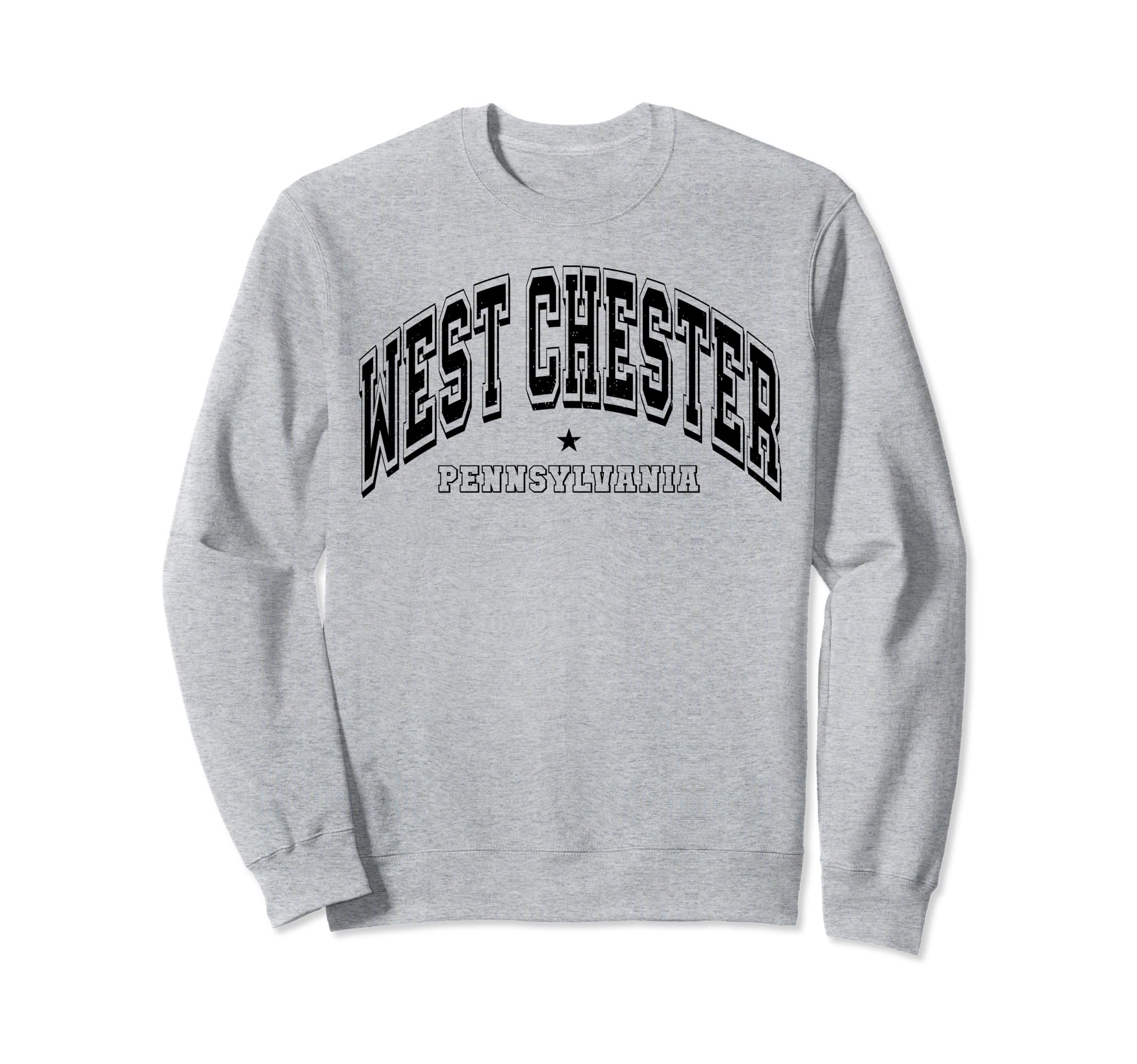 Throwback Athletic West Chester Sweatshirt - Minimalist Print Men Women - T-Shirt, Sweatshirt, Hoodie