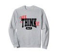 Overthinker 24 7 Funny Relatable Sweatshirt - Minimalist Print for Adults - T-Shirt, Sweatshirt, Hoodie