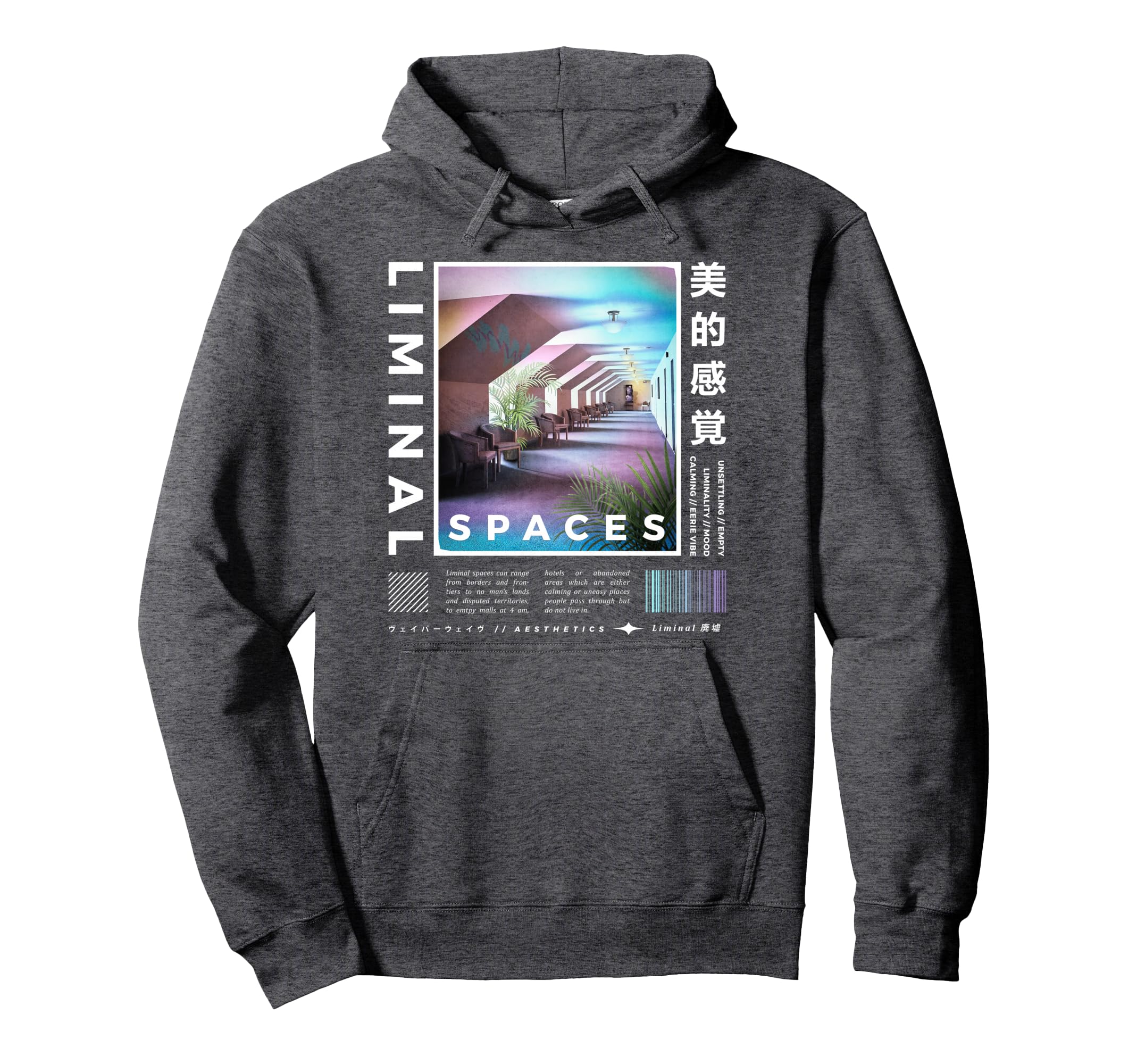 Liminal Spaces Internet 80S 90S Hoodie - Minimalist Print for Adults - T-Shirt, Sweatshirt, Hoodie