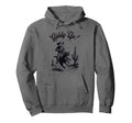 Cowboy Mouse Riding Cat Western Rodeo Funny Hoodie - Trendy Graphic Unisex - T-Shirt, Sweatshirt, Hoodie