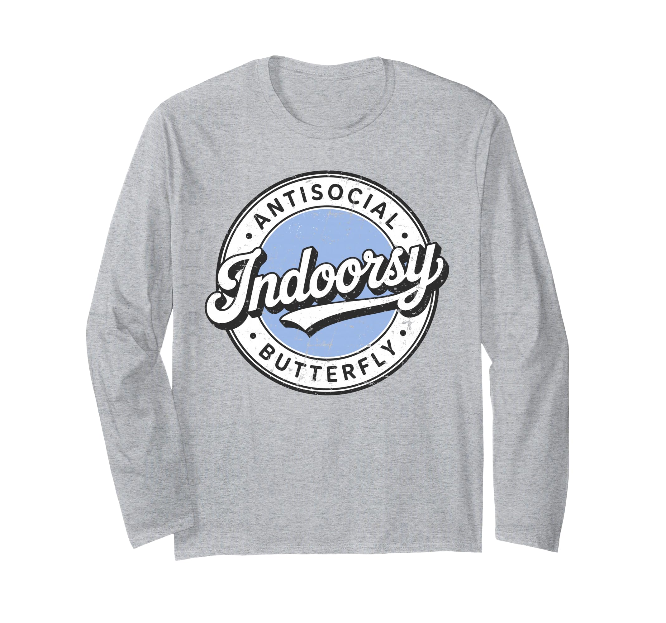 Indoorsy Antisocial Butterfly T-Shirt - Casual Everyday Wear Unisex - T-Shirt, Sweatshirt, Hoodie