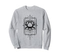 Whimsical Lotus Flower Buddhism Sweatshirt - Aesthetic Graphic Men Women - T-Shirt, Sweatshirt, Hoodie