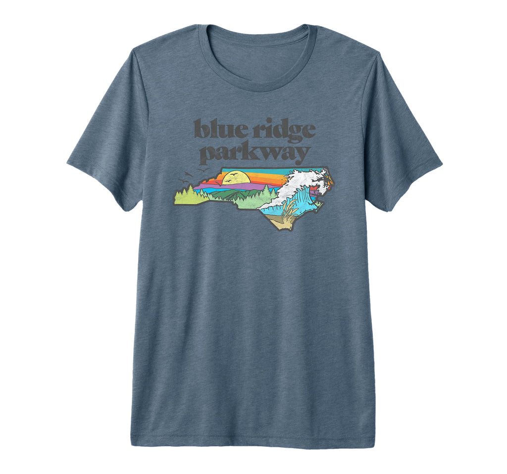 Blue Ridge Parkway North Carolina Nature T-Shirt - Graphic Print Unisex - T-Shirt, Sweatshirt, Hoodie