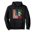 Mexican American Flag Distressed Usa Me Hoodie - Streetwear Style Men Women - T-Shirt, Sweatshirt, Hoodie