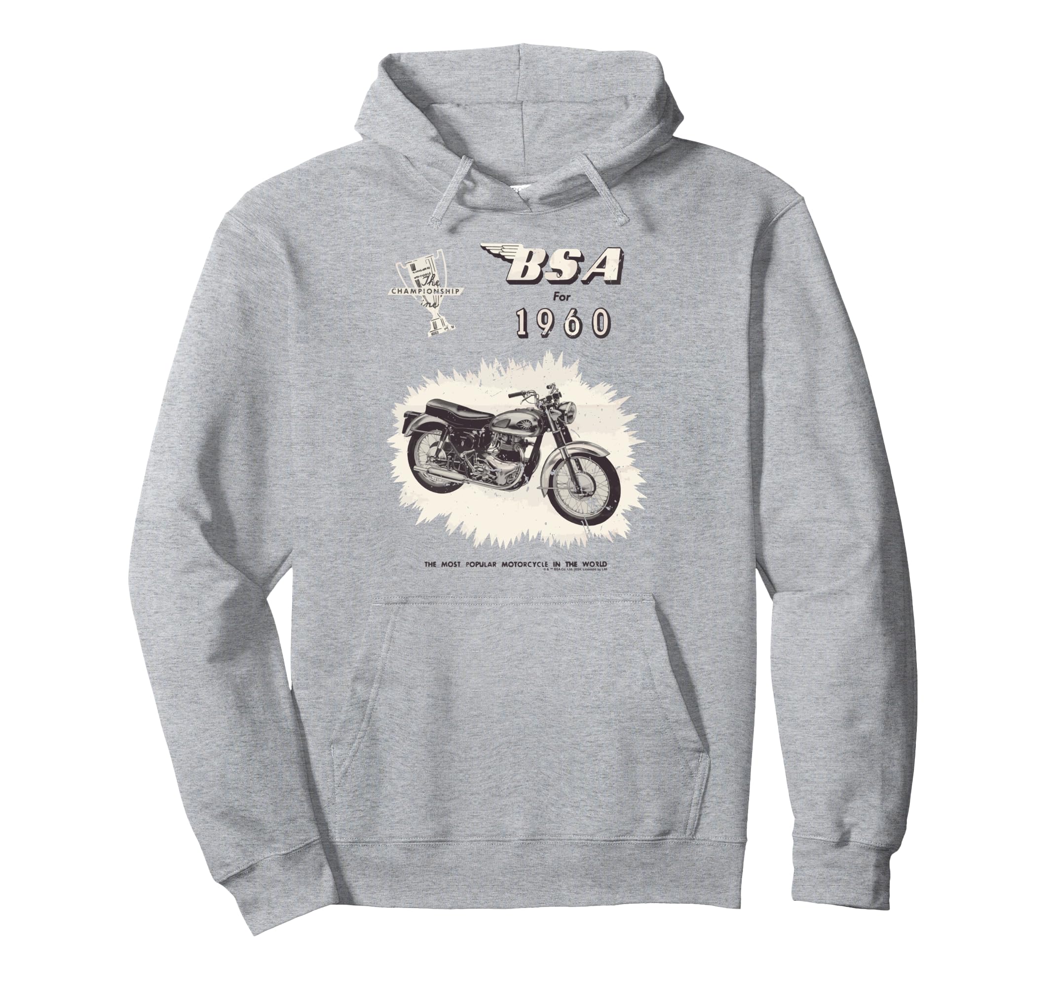 1960 Big Valve Super Rocket Motorcycle Ad Hoodie - Unique Graphic Men Women - T-Shirt, Sweatshirt, Hoodie
