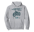 Born 1979 Birthday Motorbike Hoodie - Unique Graphic Men Women - T-Shirt, Sweatshirt, Hoodie