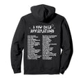 Aesthetic Few Daily Affirmations Hoodie - Custom Art Print Men Women - T-Shirt, Sweatshirt, Hoodie