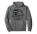We Do Not Care Club Funny Black Cat Hoodie - Aesthetic Graphic Men Women - T-Shirt, Sweatshirt, Hoodie