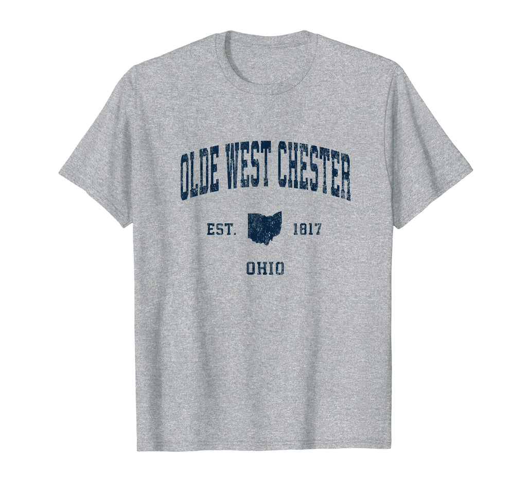 Olde West Chester Ohio Oh Athletic T-Shirt - Novelty Apparel for Adults - T-Shirt, Sweatshirt, Hoodie