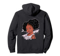 Afro Puffs Black Princess Gift Diva Hoodie - Aesthetic Graphic for Adults - T-Shirt, Sweatshirt, Hoodie