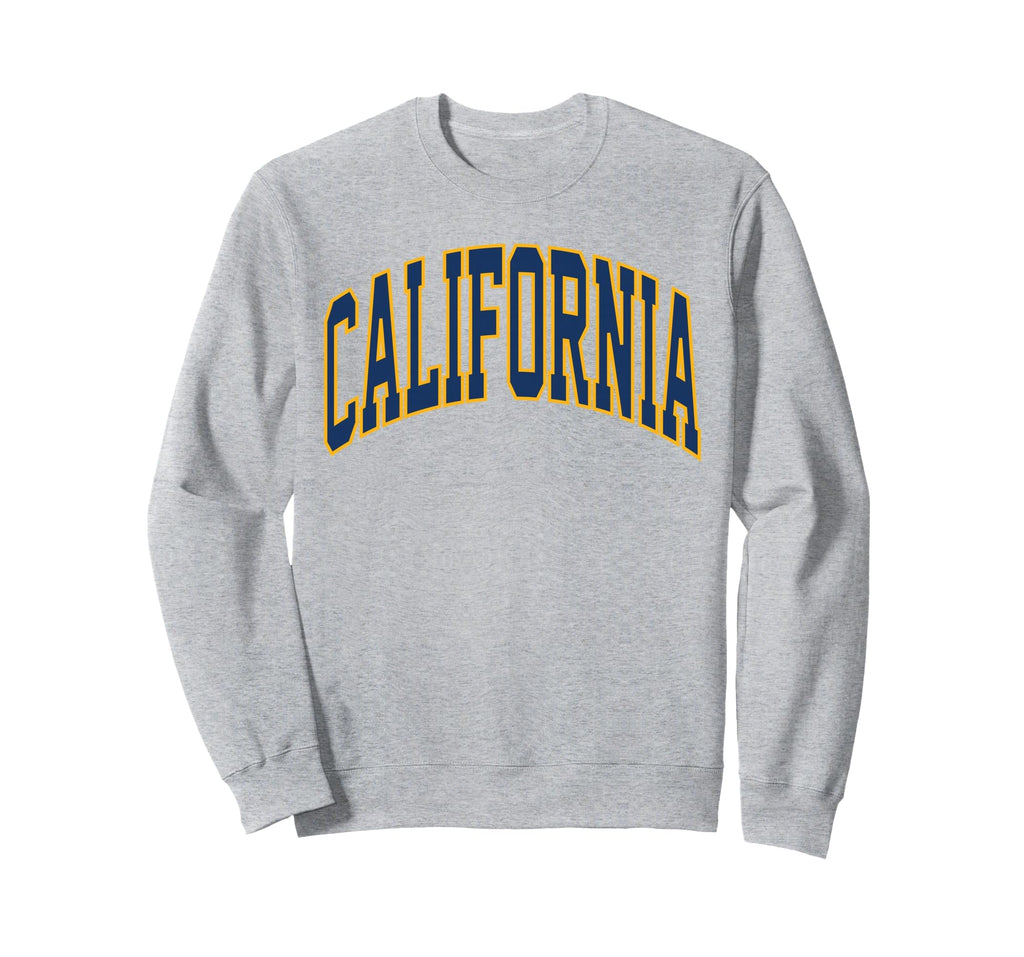 California Throwback California Blue Sweatshirt - Graphic Print Men Women - T-Shirt, Sweatshirt, Hoodie