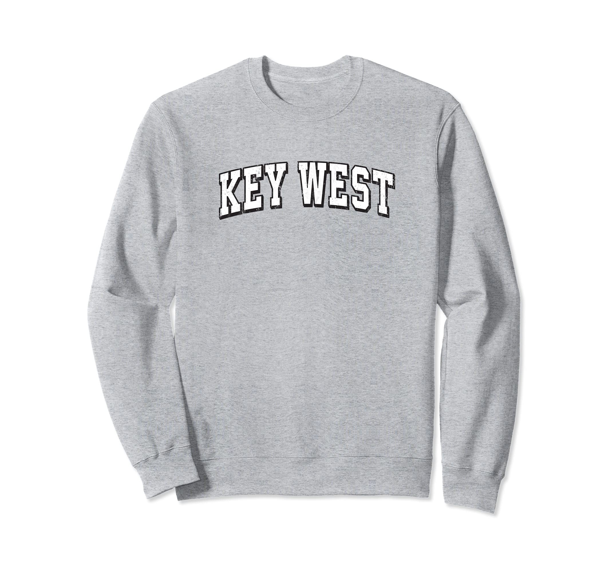 Key West Florida Athletic Sports B W Sweatshirt - Unique Graphic Unisex - T-Shirt, Sweatshirt, Hoodie