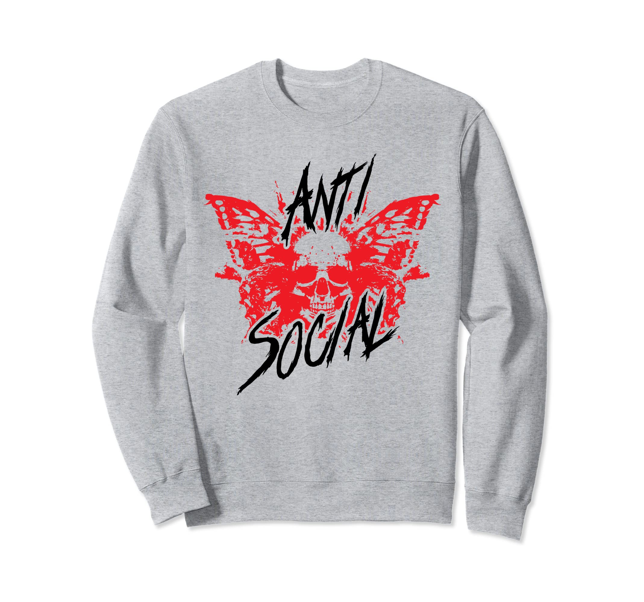Antisocial Butterfly Shirts Introvert Sweatshirt - Streetwear Style Unisex - T-Shirt, Sweatshirt, Hoodie