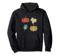 Pumpkin Patch Leaves Distressed Hoodie - Fun Novelty Design Unisex - T-Shirt, Sweatshirt, Hoodie