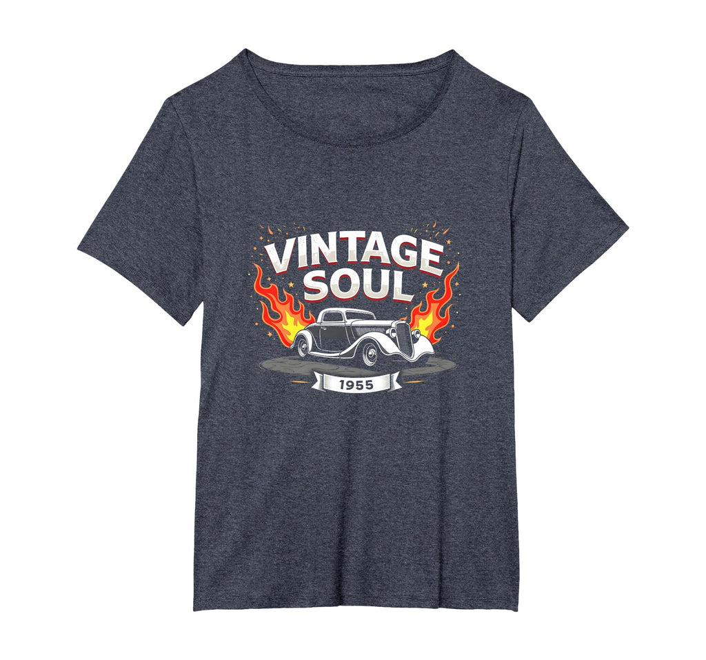 Soul Hot Rod 1955 Car Womens Plus T-Shirt - Minimalist Print Men Women - T-Shirt, Sweatshirt, Hoodie