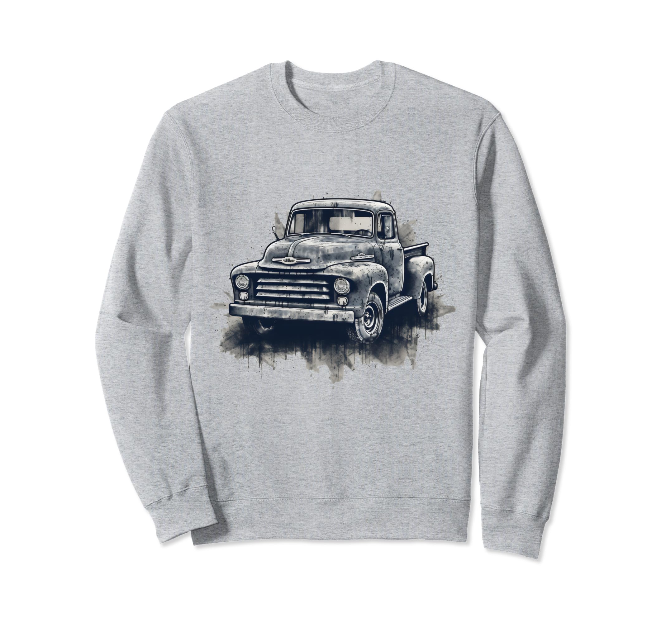 Truck Old School American Pickup Sweatshirt - Unique Graphic for Adults - T-Shirt, Sweatshirt, Hoodie