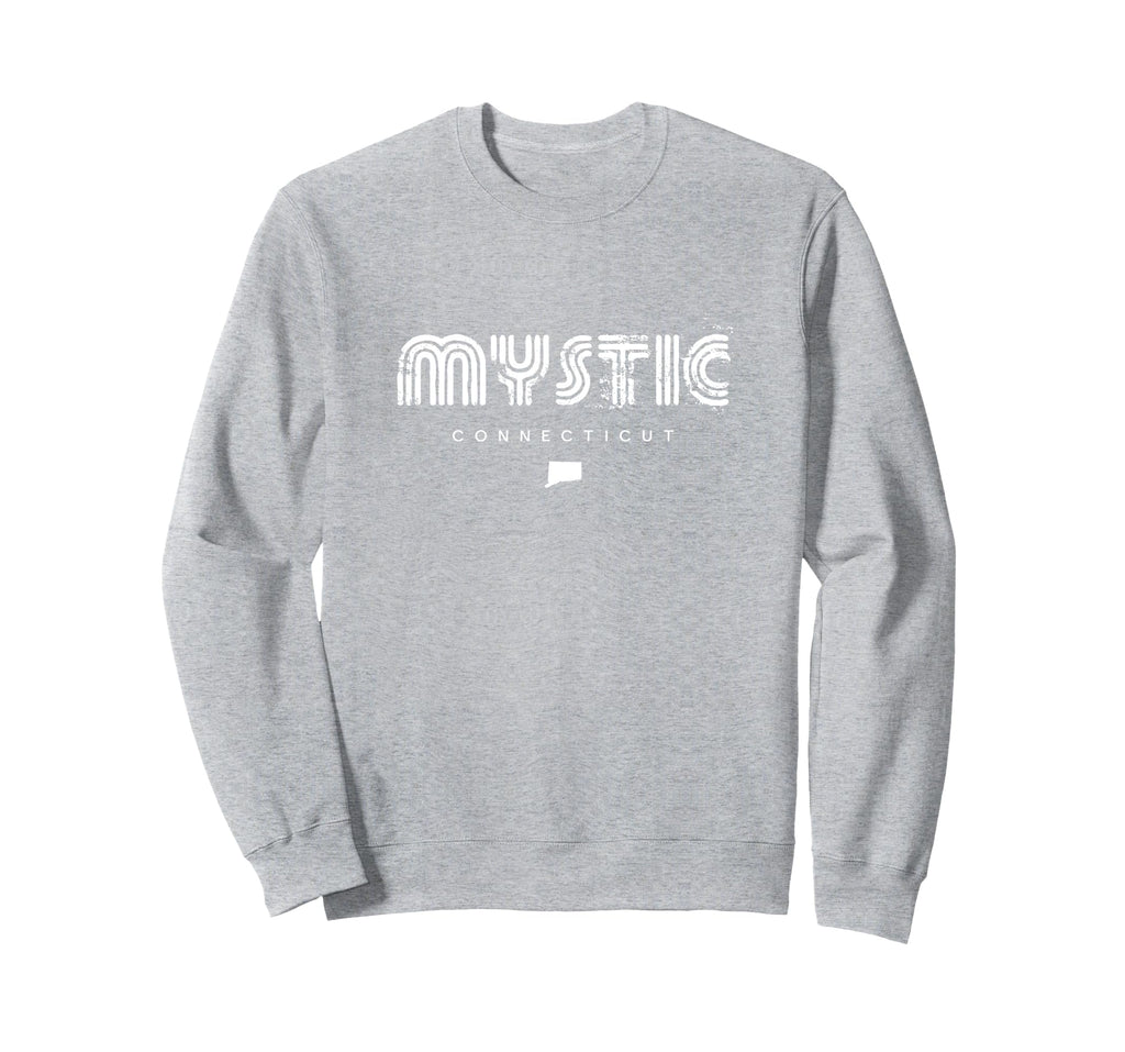 Mystic Connecticut Ct 70S 80S Type Sweatshirt - Fun Novelty Design Unisex - T-Shirt, Sweatshirt, Hoodie