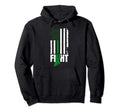 Mental Health American Flag Green Hoodie - Minimalist Print Men Women - T-Shirt, Sweatshirt, Hoodie